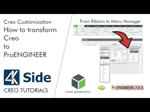 Creo Legacy mode or How to transform Creo to ProENGINNER 2001 | How to use old ProE features