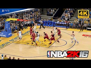 ’16 CAVALIERS vs ’16 WARRIORS | NBA 2K16 Gameplay Highlights | LeBron James Stephen Curry [PS5 4K]
