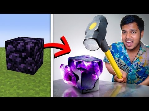 Mining MINECRAFT Block In Real Life !