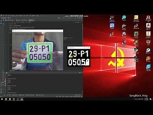 Automatic real-time license plate recognition with Python + OpenCV + OCR || Nhận dạng biển số xe Py