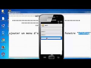 windev mobile menu sliding