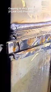Capping is very good (FCAW GAS Process). #welder #weld #welding #capping #fcawgas #reels #fyp #fbpro #viral | Paruntungan W Munthe