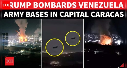 Trump 'INVADES' Venezuela; US Air Force Attacks Army Bases In Caracas | Maduro Next?