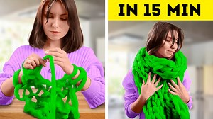 14K views · 18 reactions | Knitting 101: Easy Projects for Beginners to Try | 5-Minute Crafts Family | Facebook