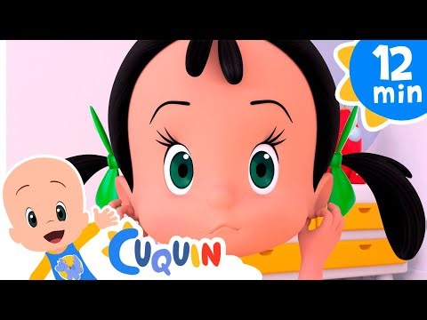 From Head To Toes: Know your body! | Cleo and Cuquin Nursery Rhymes for Kids