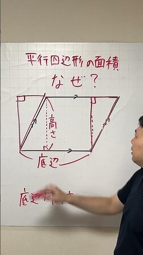 平行四辺形の面積なぜ？