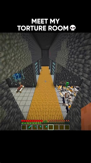 itsvijayplayz on Instagram: "Explore the dark side of Minecraft with this ultimate torture room In this video, we delve into the more sinister side of Minecraft by building an elaborate torture room. Watch as we set up various traps and mechanisms designed to torment villagers and other mobs. From intricate redstone contraptions to simple yet effective pitfalls, this video covers it all. Learn how to maximize the suffering of your in-game inhabitants and create your very own chamber of horrors. 
