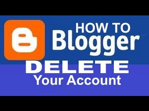 How To Delete Your Blogger Account in Google