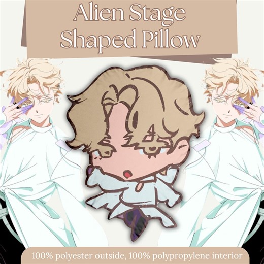 Luka Alien Stage Plushie Shaped Pillow ALNST Fanmerch - Etsy