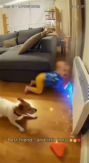 Dog Saves Child From Heater Fire — Real-Life Hero!