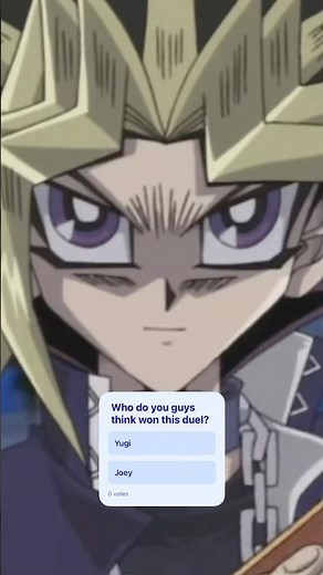 Yugi Vs Joey - Who won this Duel? #yugioh #Yugi #joeywheeler #anime #darkmagician #redeyes #tvshow