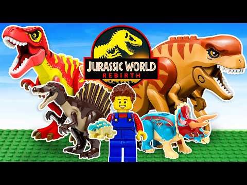 LEGO Jurassic Park: Building Every Dinosaur Evolution Stage! | Bricks UP
