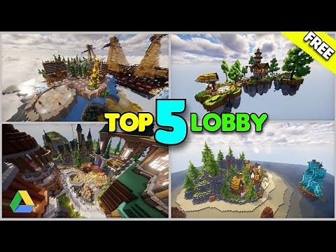 Top 5 Minecraft Lobby | Best 5 Free Lobby Download | Minecraft Free Lobby | 2025