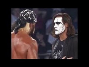 On this day in 1999 sting defeats hulk Hogan to win the WCW world heavyweight belt at WCW Fall brawl