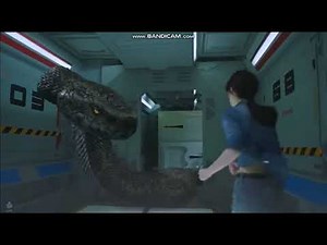 Alien Snake Wrapped Girl