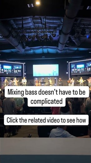 How to mix bass for worship on the X32