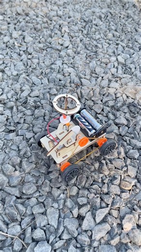 DIY Motor Wooden Car #diy #schoolproject #shortsfeed #shortvideo #shorts #science #physics