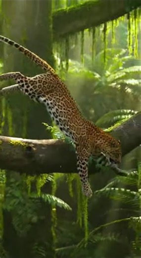 Skyline Split-Second: The Colobus’ Backward Leap Escape #animalrescue