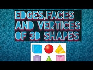 Faces,Edges and Vertices of 3D Shapes // learn fastly with alina