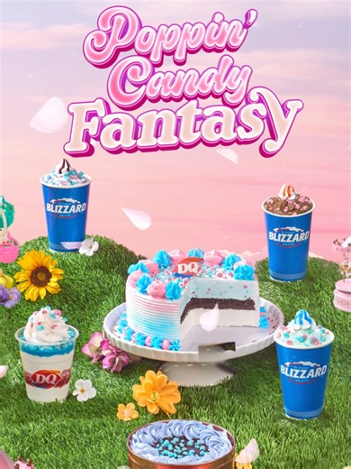 Sweet, crackling, and full of playful pops! 🌸🍦 Say hello to Dairy Queen’s Poppin’ Candy Fantasy, where creamy soft serve meets chocolate-coated popping candies — delivering mesmerizing bursts in every spoonful. ✨ Designed to be felt and experienced, just as much as it’s deliciously enjoyed! 💗 Available for dine-in, takeout, and through delivery via GrabFood, foodpanda, and Pickaroo.