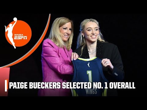 🚨 PAIGE BUECKERS SELECTED NO. 1 OVERALL BY THE DALLAS WINGS 🚨 | WNBA Draft