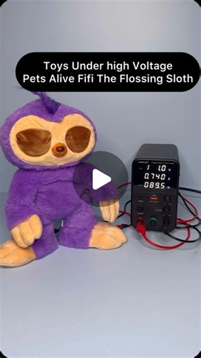 Lord Of Nerds on Instagram: "Toys Under High Voltage - Pets Alive Fifi The Flossing Sloth #HighVoltage #untilitpops #toy #dance #flossing #fifi #pets #petsalive"