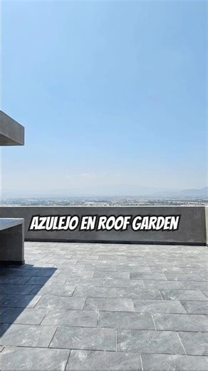 Roof garden tile installation #architecture #house #construction #tile #roofgarden #rooftop #fini...