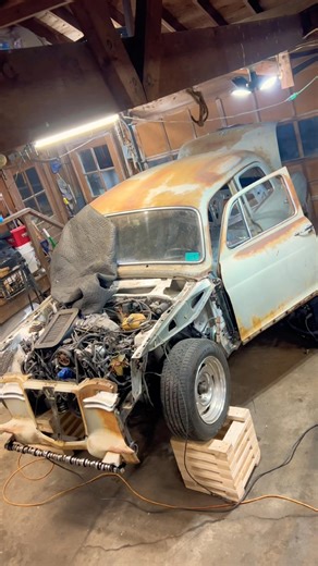 Mercedes Rat Rod #ratrod #chassisswap #bodyswap