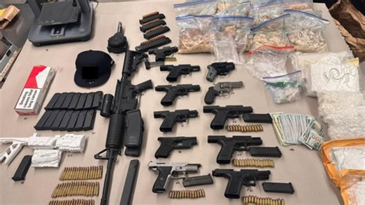 Illegal guns, drugs and $80K in cash seized as 6 arrested in San Jose assault