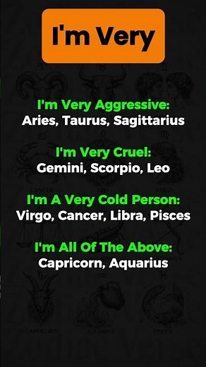 The Zodiac Signs With the Most “I’m Very…” Traits 😳 Which One Describes You Best? #zodiacsigns #fyp