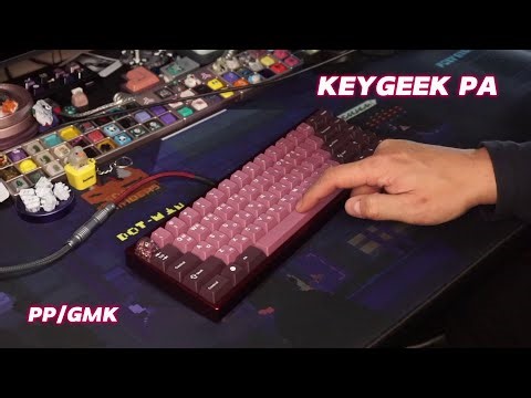 ACTUALLY LIKE THIS KEYGEEK SWITCH! PA Linear Soundtest (Neo65 Core Plus + Sunset Gleam V2)