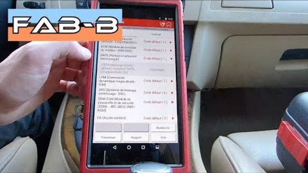 Passage de la BMW E91 à la valise diagnostique Launch X431 ProS Mini