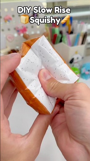 🍞DIY slow rise squishy🥖!? #papersquishy #diysquishy #diy #diycrafts #crafts