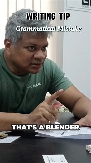 Ideas are important, but grammar can make or break your IELTS score. Mohammad Azizul Quader reminding his student to watch every detail. | Grey Goose English Academy