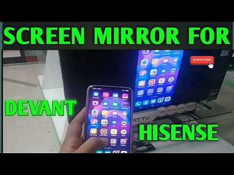 how to screen mirror devant tv