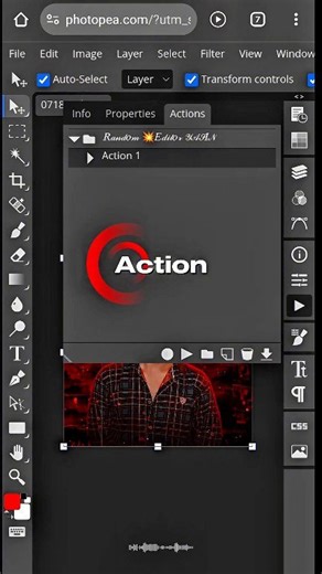 Free Photopea Action file | #photopea #lightroom #edit | Yasin Arafat