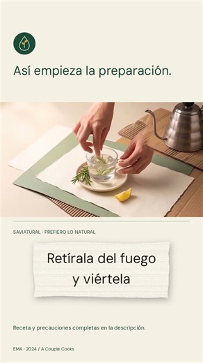 Aromática de romero: empieza con una preparación cuidadosa
