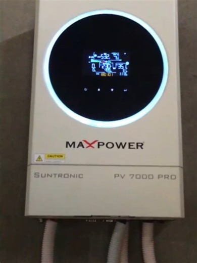0302-5247752 Contact For Solar system Suntronic MaxPower PV 7000 with 200AH MaxPower Power Bank Installed #solarsystem #installmaxpower #powercelltraders #solarpower