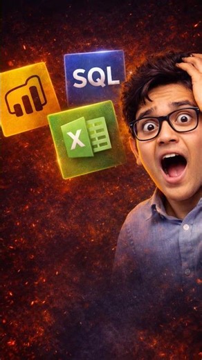 👉 Power BI vs SQL vs Excel – What’s the REAL Difference? 🤔#shorts