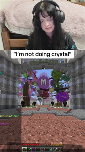 @MemeThief_ thanks for the crystal PvP 101 ☝️ #minecraft #minecraftmemes #livehighlights #tiktoklive #minecraftclip