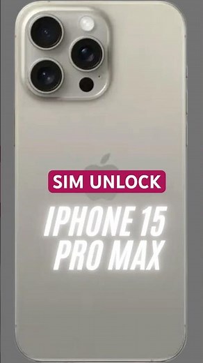 How To SIM Unlock iPhone 15 Pro Max | Network Unlock #carrierunlock #factoryunlock #imeiunlock #usa