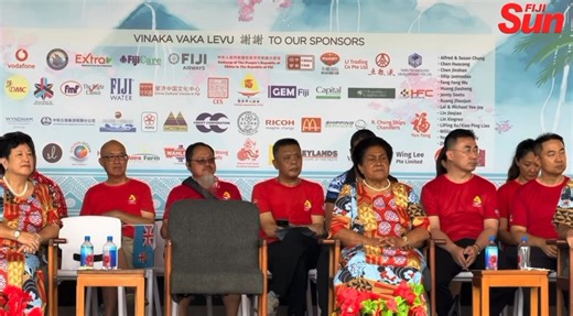 Prime Minister Sitiveni Rabuka today joined the Chinese community to commemorate 170 years of Chinese settlement in Fiji and the 50th anniversary of China–Fiji diplomatic relations. The celebration was held at Ratu Sukuna Park in Suva and was attended by Chargé d’Affaires of the Chinese Embassy in Fiji, Wang Yuan, along with government officials and members of the public #FijiSun #FijiNews | Fiji Sun