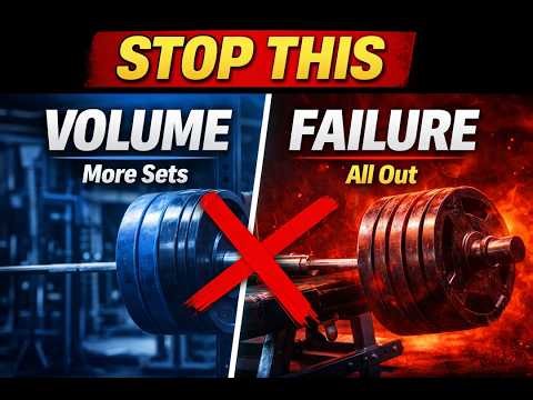 Stop Training Like an Idiot: Volume vs Failure Explained