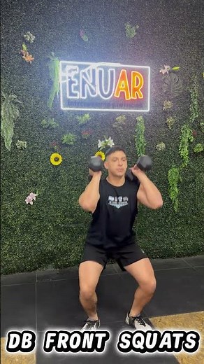 DB Front squats | ENUAR