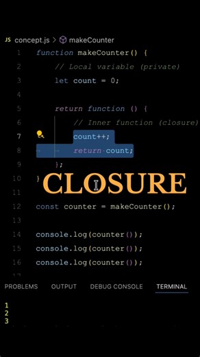 Closures in Javascript | Closures JS
