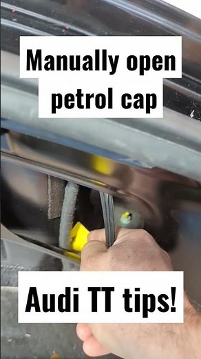Manually open your petrol cap! Must know tip for your MK1 Audi TT.