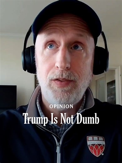 President Trump isn’t dumb, @nytopinion columnist David French argues. He’s “diabolically shrewd” — especially in how he picks political targets that can be difficult to defend. “Undocumented immigrants are a prime example. Here’s another one: How many people are going to go in the streets to chant ‘Hands off Harvard,’ ‘Hands off Skadden, Arps’? Nobody. Nobody is going to do that because he’s picking on these major educational and legal institutions, some institutions that are actually not popul