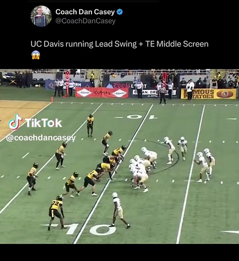 UC Davis Running Lead Swing Play Explained