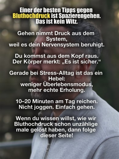 Das ist einer der besten Tipps bei Bluthochdruck! #bluthochdruck #blutdrucksenker