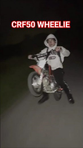 Crf50 Wheelie #honda #crf50 #pitbike #minibike #dirtbike #goon #wheelie #wheelietime